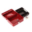 Extol Craft 99008 pénzkazetta 125x95x55 mm, acél (bedobó nyílással, 2 db kulcs)