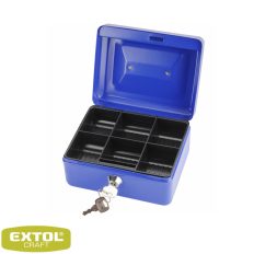   Extol Craft 99010 pénzkazetta 152x118x80 mm, acél (2 db kulcs)