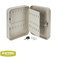   Extol Craft 99021 kulcsdoboz 250x180x80 mm, acél (48 kulcshoz)
