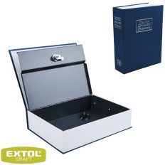   Extol Craft 99026 könyv típusú álcázott pénzkazetta 270x200x65 mm, acél (2 db kulcs)