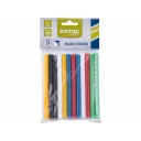 Extol Craft 9908 ragasztóstift ragasztópisztolyhoz, Ø 7.2x100mm, színes, 12db-os