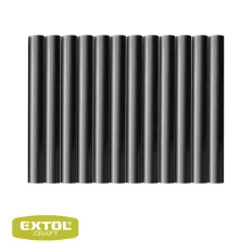   Extol Craft 9913 ragasztóstift ragasztópisztolyhoz, Ø 11.2x100mm, fekete, 12db-os