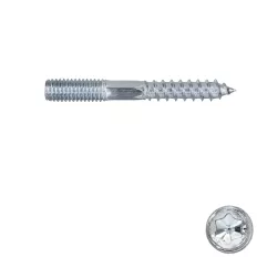 Fa-fém menetes csavar 10x60 (horganyzott)