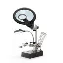 FAHRENHEIT 10103 paneltartó nagyítóval és LED lámpával