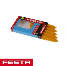 Festa 13243 jelölő zsírkréta készlet, sárga, 5 darab
