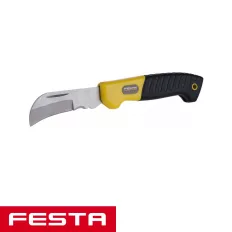   Festa 16211 villanyszerelő kés íves pengével (összecsukható)