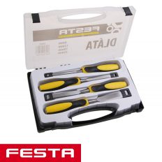   Festa 19457 favéső készlet CrV, 4 részes (6, 12, 19, 25 mm)