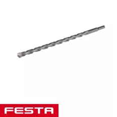   Festa 20698 kétélű kőzetfúró 14,0 x 400/340 mm, hengeres szár 10 mm