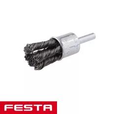 Festa 22021 ecsetkefe, csapos - 19 mm sodrott acél