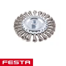 Festa 22040 körkefe, M14 - 125 mm sodrott inox