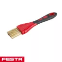 Festa 22159 sárgaréz drótkefe, 2 soros - 200 mm