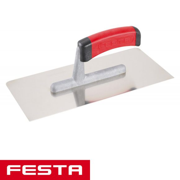 Festa 31148 glettvas 280x130 mm - lekerekített sarkokkal (inox, gumírozott nyél)