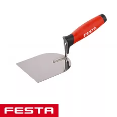   Festa 31400 gipszelő kanál - 100 mm (inox, gumírozott nyéllel)