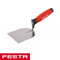   Festa 31403 gipszelő kanál - 120 mm (inox, gumírozott nyéllel)
