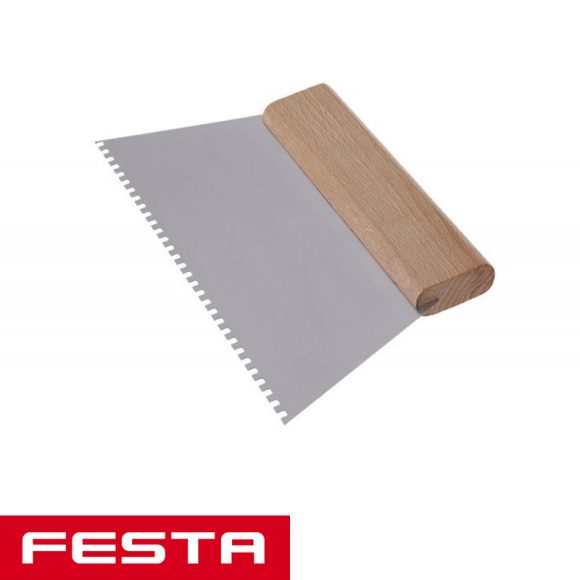 Festa 31655 spatulya, fogazott 4x4 mm - 250 mm