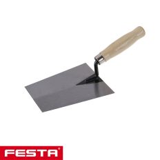 Festa 32014 kőműves kanál - 180x130 mm (fa nyéllel)