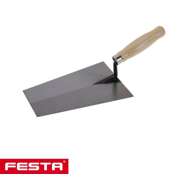 Festa 32016 kőműves kanál - 200x140 mm (fa nyéllel)