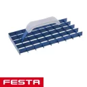 Festa 32335 rácsos vakolatgyalu (fogazott) - 290x145 mm