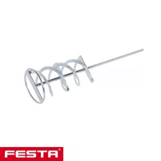   Festa 35007 hosszú spirálú keverőszár Ø 120 mm, 500 mm, HEX (ragasztó, kiegyenlítő, vakolat)