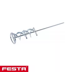   Festa 35013 hosszú spirálú keverőszár Ø 80 mm, 500 mm, HEX (ragasztó, kiegyenlítő, vakolat)