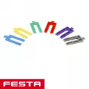 Festa 37212 távtartó készlet 1-6 mm (30 db)