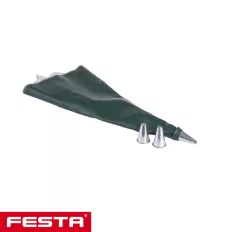 Festa 38042 erősített fugázózsák (3 fém fúvóka)
