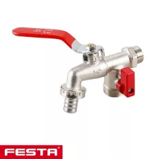   Festa 45105 karos kerti csap 1/2" - dupla KM, 2x3/4"