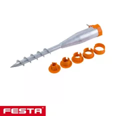   Festa 55450 talajcsavar hengeres szűkítőkkel 550 mm (tűzihorganyzott)