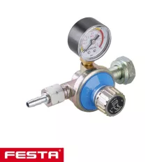   Festa 69907 PB gáz nyomásszabályozó szelep manométerrel 0,5-4 bar (max 12 kg/h)