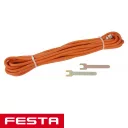 Festa 69912 szerelt PB tömlő gázégőkhöz - 10 m (2xG3/8")