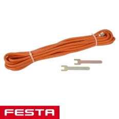   Festa 69912 szerelt PB tömlő gázégőkhöz - 10 m (2xG3/8")