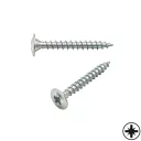 UCL lapos nagyfejű faforgácslapcsavar 4x50 PZ TM, horg.