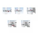 fischer WDP 10x170 szaniter rögzítő