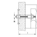 fischer WDP 10x170 szaniter rögzítő