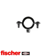 fischer CSI 10 fém csőbilincs gumibetéttel