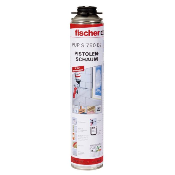 fischer PUP S 750 B2 pisztolyhab (víznyomásnak ellenálló, hang- és hőszigetelő) 750 ml