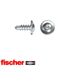   fischer FPS-FPB 4,2x13 ZPF profilrögzítő csavar fúróheggyel (lapos nagyfejű, horganyzott, PH)