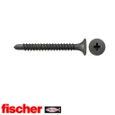 fischer FSN-TPB 3,5x45 F gipszkarton csavar fémmenettel és fúróheggyel (trombitafejű, foszfátozottzott, PH)