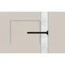 fischer FSN-TPB 3,5x45 F gipszkarton csavar fémmenettel és fúróheggyel (trombitafejű, foszfátozottzott, PH)