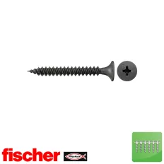   fischer FSN-TPDM 3,5x25 F tárazott gipszkarton csavar fémmenettel (trombitafejű, foszfátozottzott, PH)