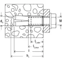 fischer EA II M12x50 D feszítődübel (gyémánt vágó- és fúrógépek rögzítéséhez)