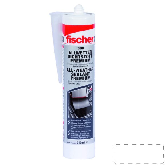 fischer DDK TR prémium színtelen tetőtömítőanyag 310 ml