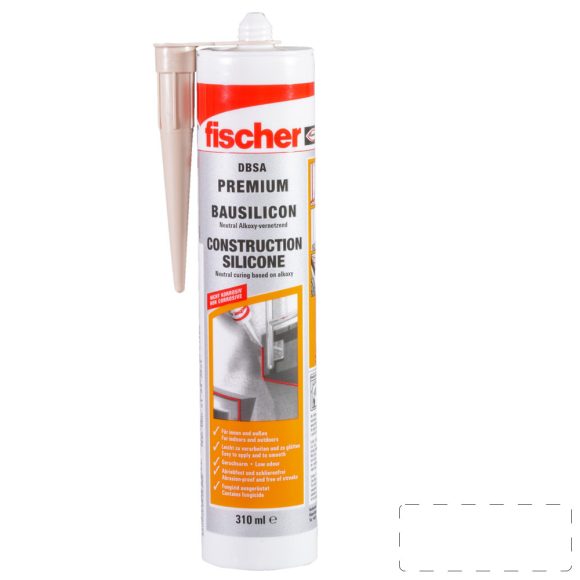 fischer DBSA TP neutrális építőszilikon (színtelen) 310 ml