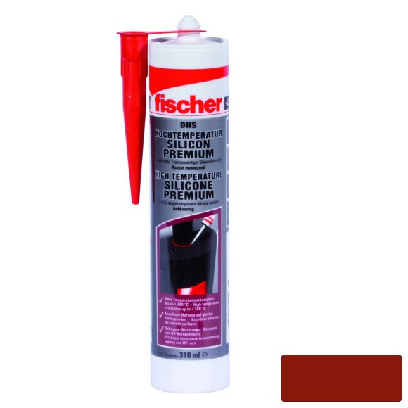 fischer DHS RB nagyhőmérsékletű szilikon (vöröses) 310 ml
