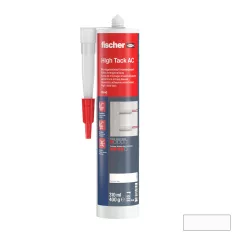   fischer 53128 High Tack AC erős tapadású akril szerelőragasztó, fehér 310 ml