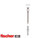 fischer WCN 1 szaniter rögzítő készlet (fehér sapkával)