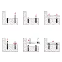 fischer TBZ 2 lépcsőjelölő tüske lépcsőrögzítőhöz