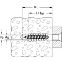 fischer FMD 10x60 fém terpesztődübel