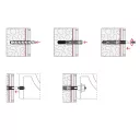 fischer BO 120 bojler rögzítő készlet