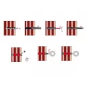 fischer FI G 12x40  állványrögzítő szemes csavar (metrikus)